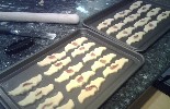 Cheese pastry bats ready to cook