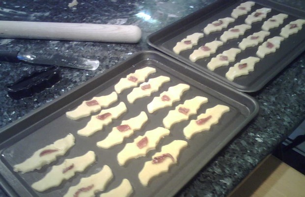 Cheese Bats ready for cooking