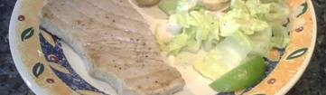 Griddled Tuna with Salad