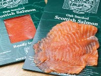 Packet of smoked salmon