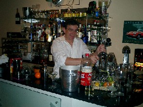 Trevor in the bar