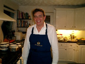 Trevor in the kitchen